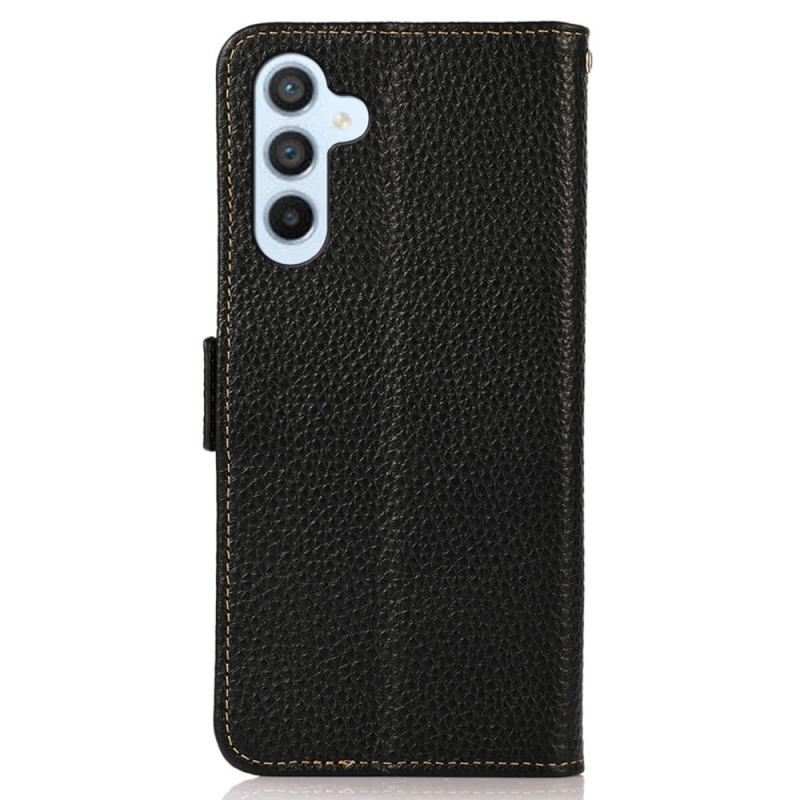 Flip Cover Samsung Galaxy A34 5G Litchi Læder Khazneh Rfid