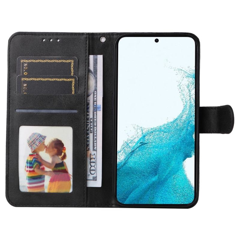 Flip Cover Samsung Galaxy A34 5G Med Snor Almindelig Med Rem