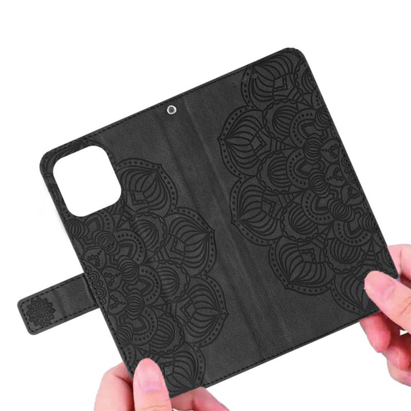 Flip Cover Samsung Galaxy A34 5G Med Snor Diskret Strappy Mandala