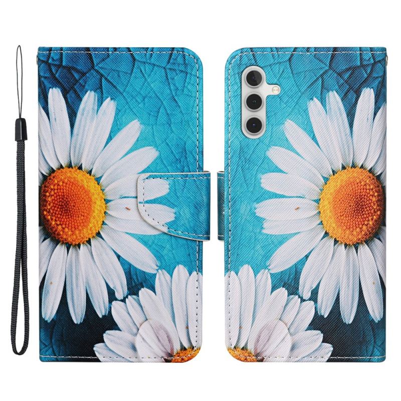 Flip Cover Samsung Galaxy A34 5G Med Snor Thong Tusindfryd