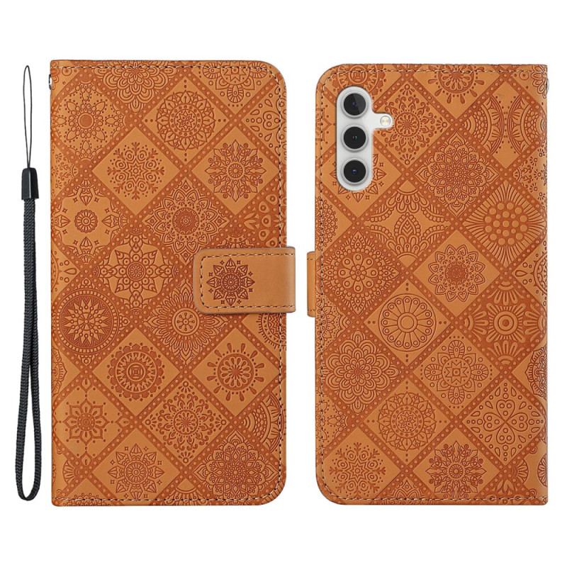 Flip Cover Samsung Galaxy A34 5G Tapestry Mønster