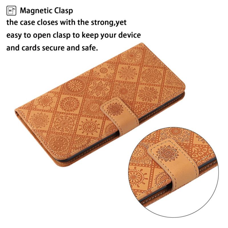 Flip Cover Samsung Galaxy A34 5G Tapestry Mønster