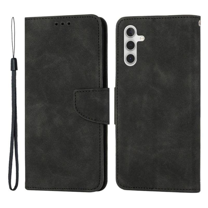 Læder Cover Samsung Galaxy A34 5G Vintage-stil