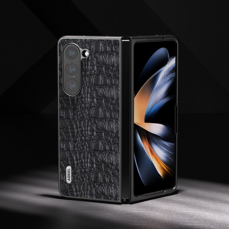 Cover Samsung Galaxy Z Fold 5 Abeel Krokodilleskindstil