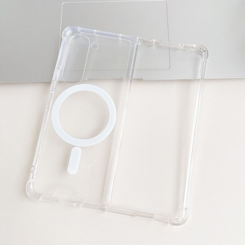 Cover Samsung Galaxy Z Fold 5 Telefon Etui Transparent Magsafe Kompatibel