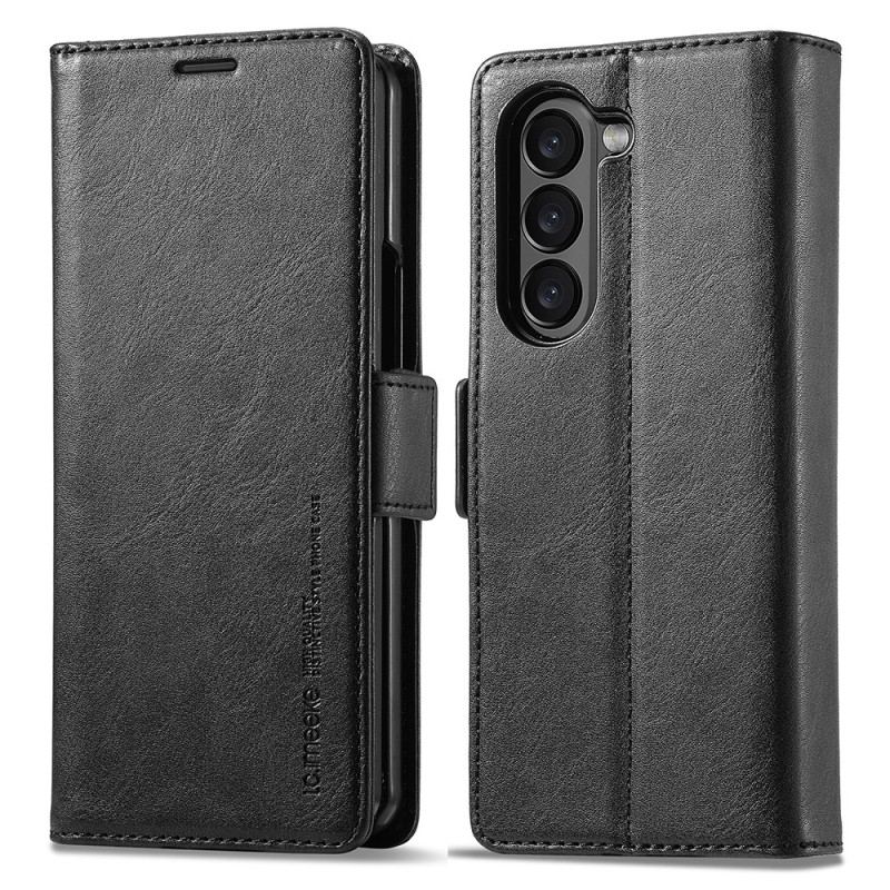 Flip Cover Samsung Galaxy Z Fold 5 Rfid Læder Style Lc.imeeke