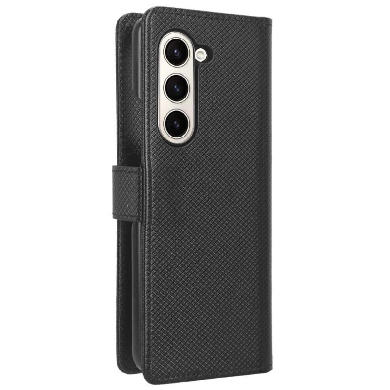 Flip Cover Samsung Galaxy Z Fold 5 Strap Dots