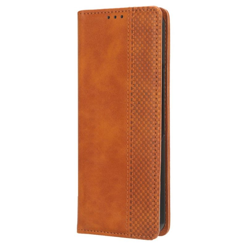 Læder Cover Samsung Galaxy Z Fold 5 Telefon Etui Retro