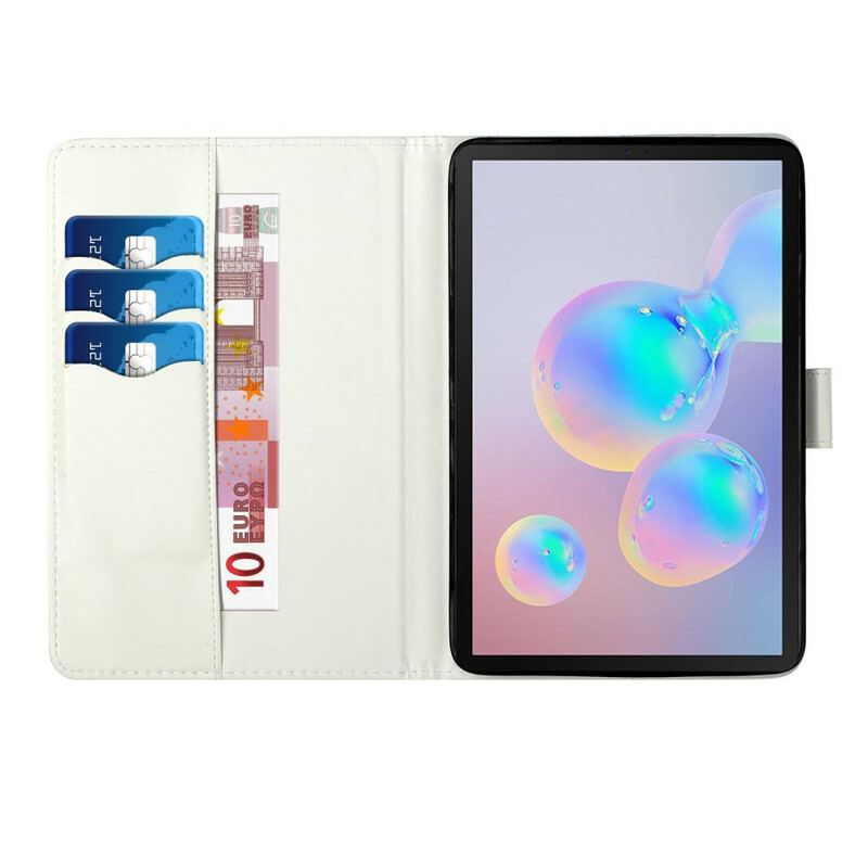 Flip Cover Samsung Galaxy Tab S8 Plus / Tab S7 Plus Sommerfugle