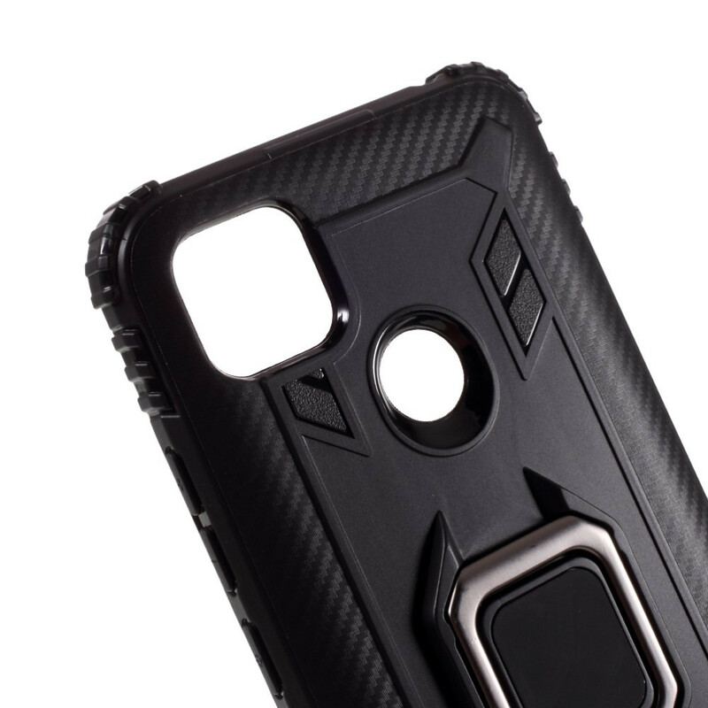 Cover Xiaomi Redmi 9C Carbon Fiber Ring Style