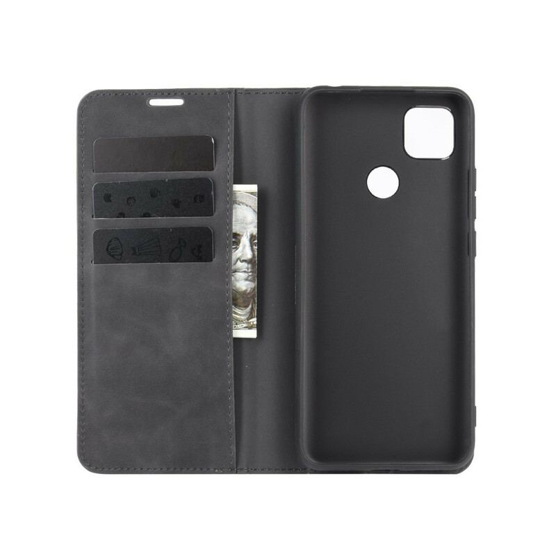 Cover Xiaomi Redmi 9C Flip Cover Business Style Læder Effekt