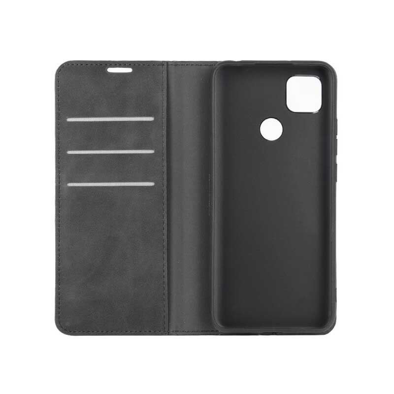 Cover Xiaomi Redmi 9C Flip Cover Business Style Læder Effekt