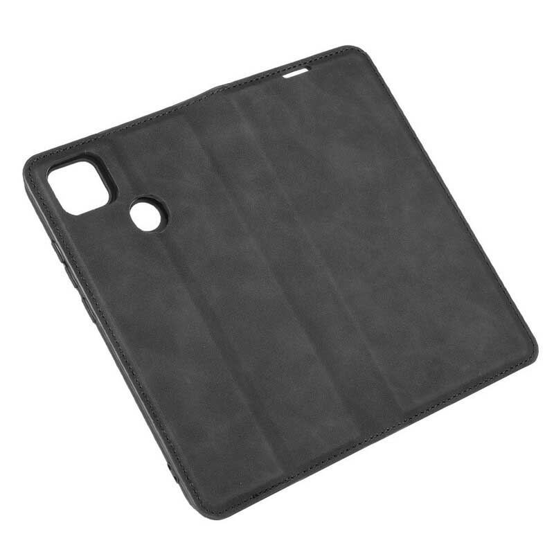 Cover Xiaomi Redmi 9C Flip Cover Business Style Læder Effekt