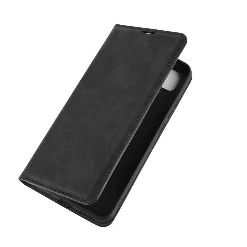 Cover Xiaomi Redmi 9C Flip Cover Business Style Læder Effekt