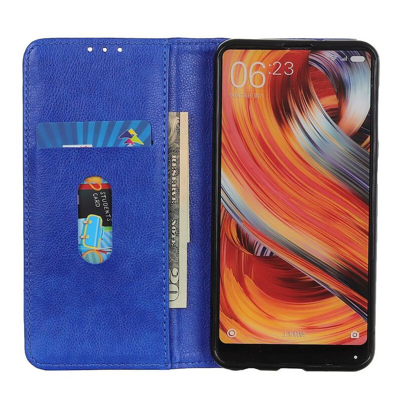 Cover Xiaomi Redmi 9C Flip Cover Litchi Split Læder Charm