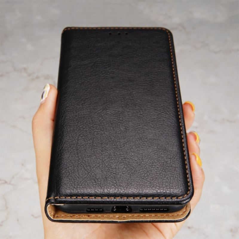 Cover Xiaomi Redmi 9C Flip Cover Vintage Læder Stil