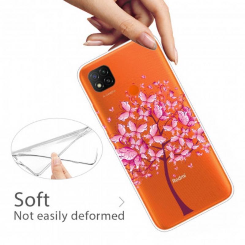 Cover Xiaomi Redmi 9C Pink Træ Top