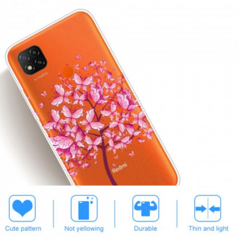 Cover Xiaomi Redmi 9C Pink Træ Top