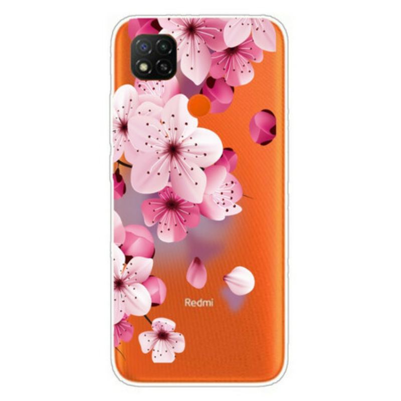 Cover Xiaomi Redmi 9C Premium Blomster