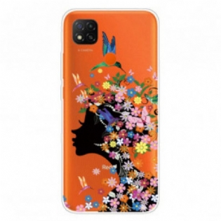 Cover Xiaomi Redmi 9C Smukt Blomsterhoved