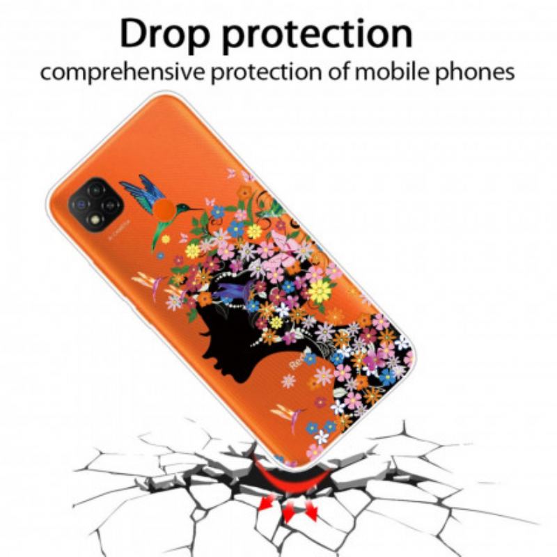 Cover Xiaomi Redmi 9C Smukt Blomsterhoved