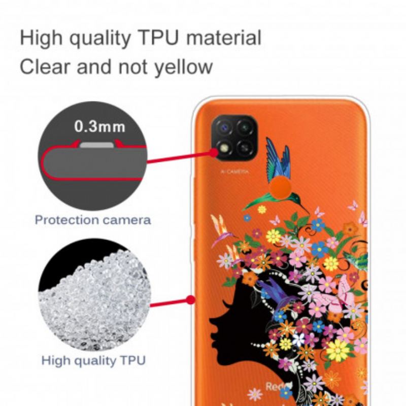 Cover Xiaomi Redmi 9C Smukt Blomsterhoved