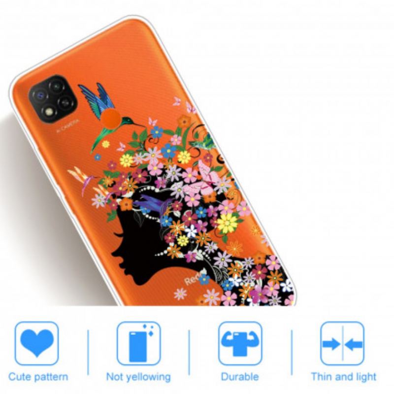 Cover Xiaomi Redmi 9C Smukt Blomsterhoved