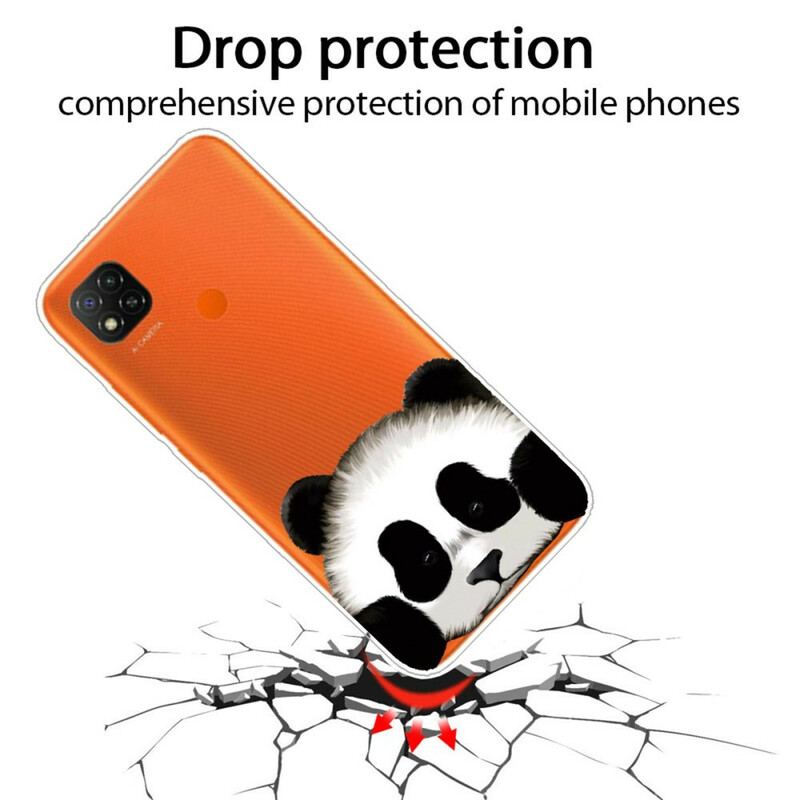 Cover Xiaomi Redmi 9C Sømløs Panda