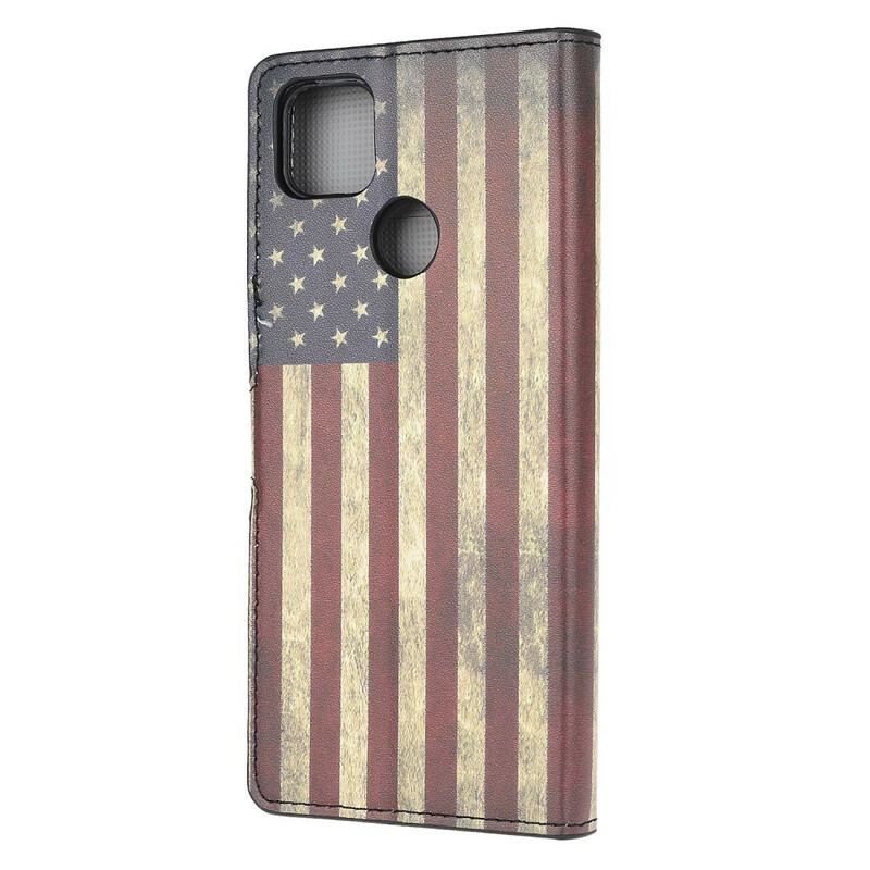 Flip Cover Xiaomi Redmi 9C Amerikansk Flag