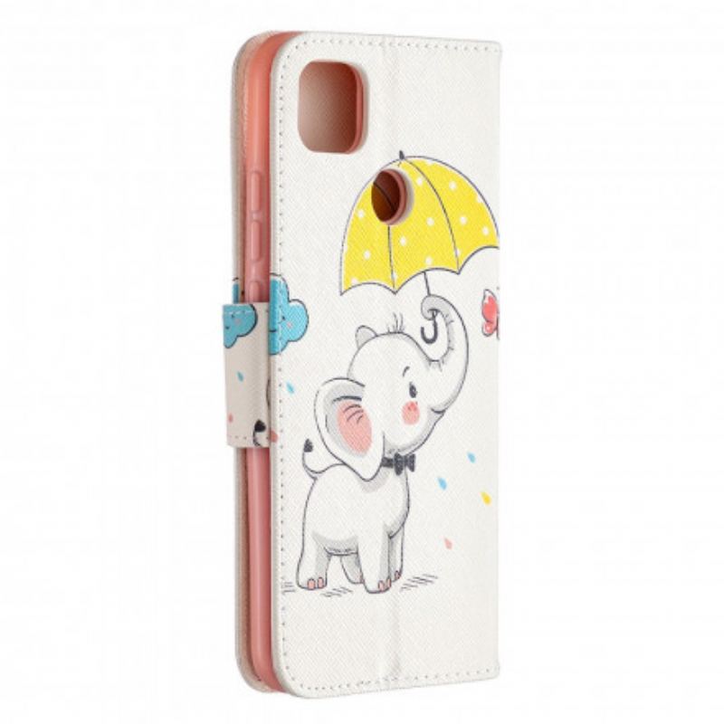 Flip Cover Xiaomi Redmi 9C Baby Elefant