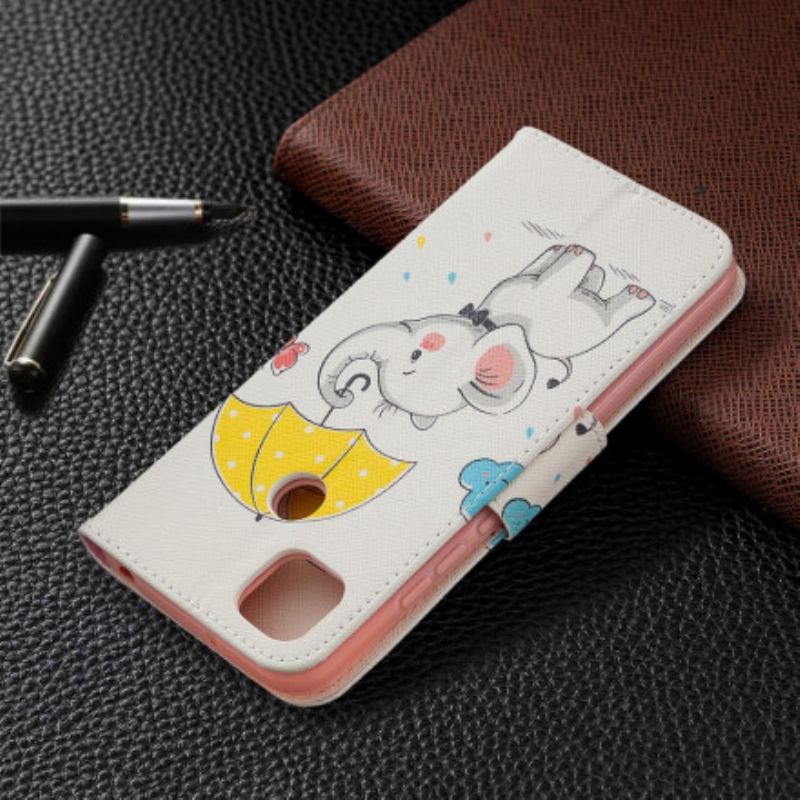 Flip Cover Xiaomi Redmi 9C Baby Elefant