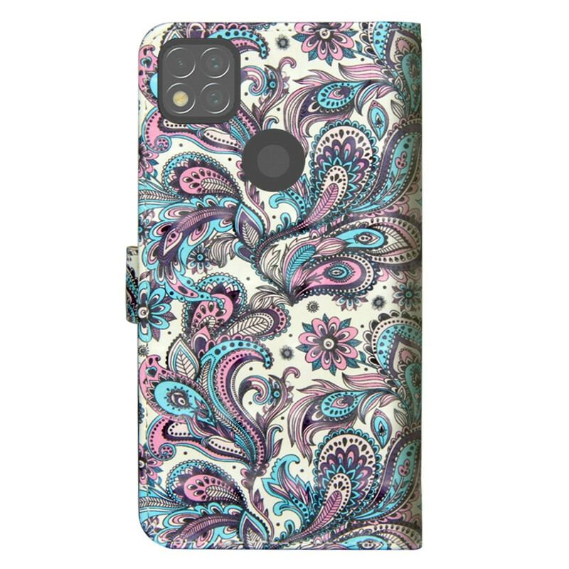 Flip Cover Xiaomi Redmi 9C Blomster Mønstre