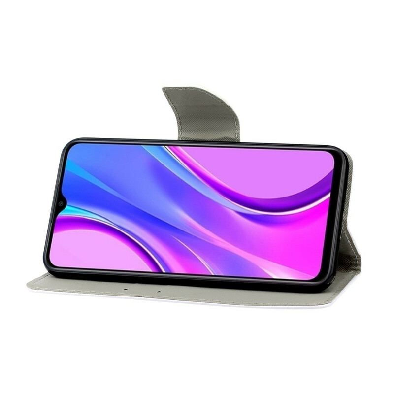 Flip Cover Xiaomi Redmi 9C Forheksede Sommerfugle