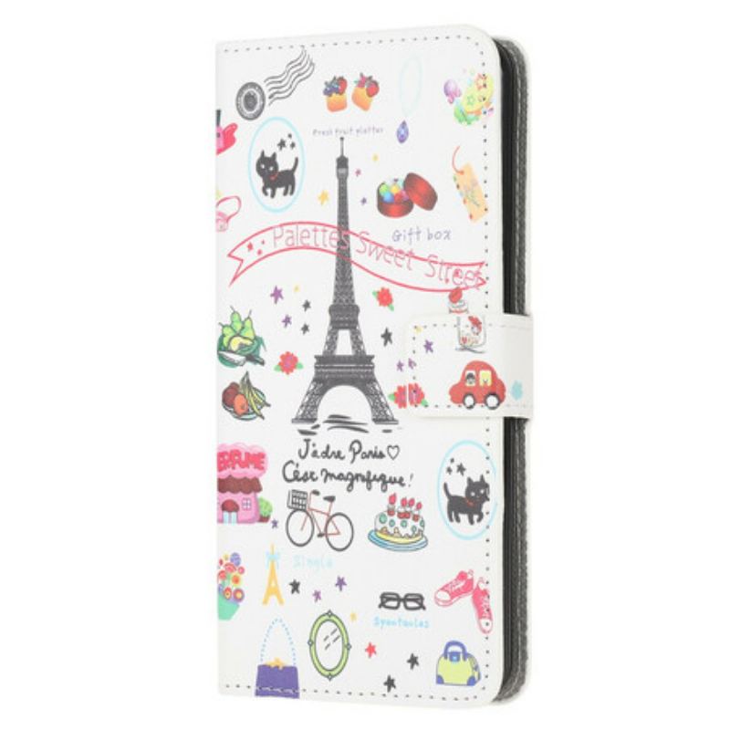 Flip Cover Xiaomi Redmi 9C Jeg Elsker Paris