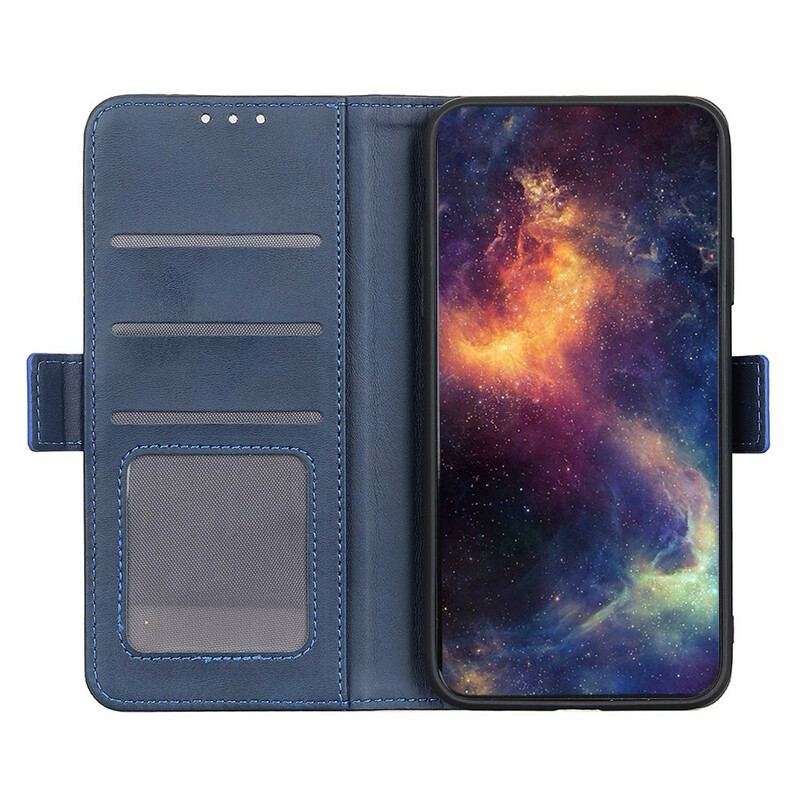 Flip Cover Xiaomi Redmi 9C Læder Cover Dobbelt Klap