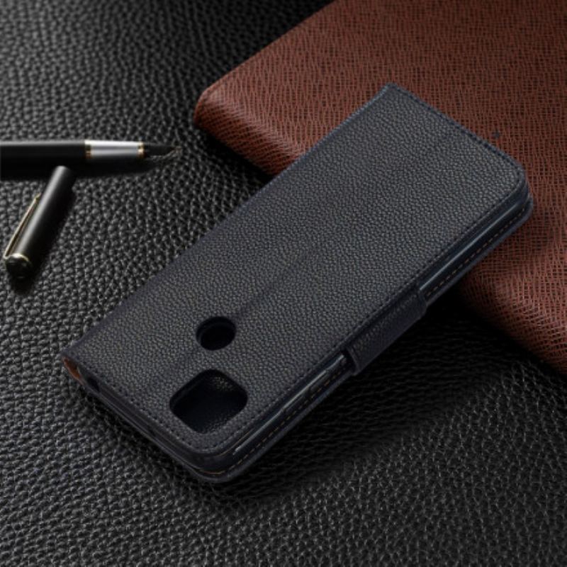 Flip Cover Xiaomi Redmi 9C Læder Cover Litchi Rabat Oblique