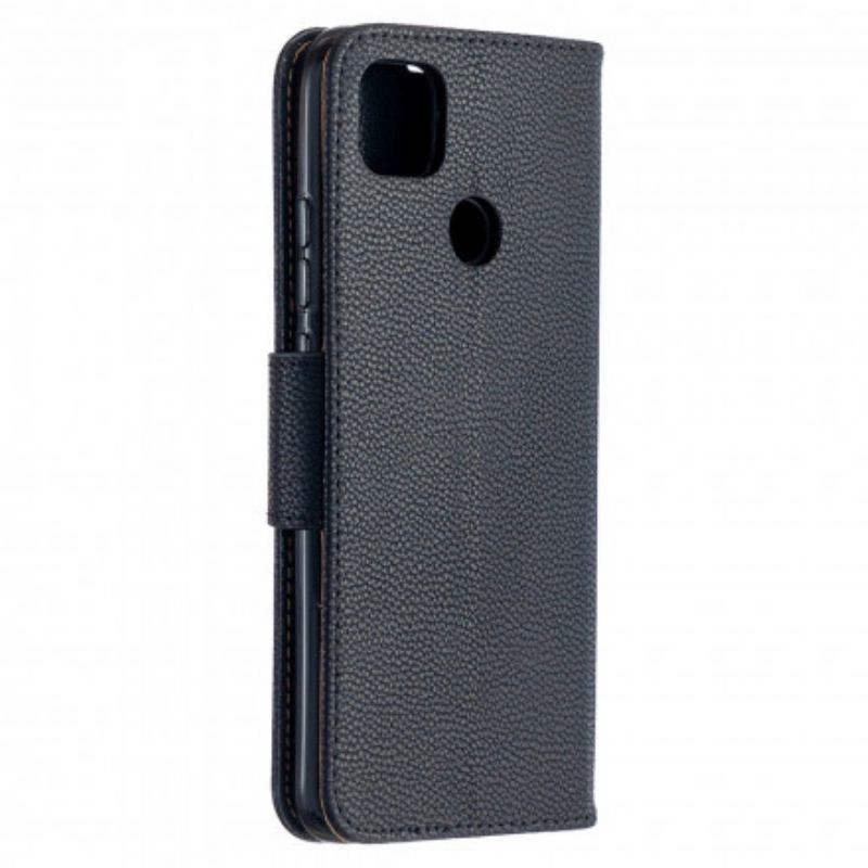 Flip Cover Xiaomi Redmi 9C Læder Cover Litchi Rabat Oblique