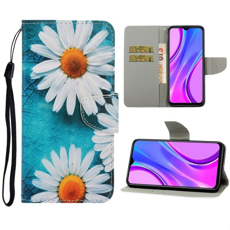 Flip Cover Xiaomi Redmi 9C Med Snor Thong Tusindfryd