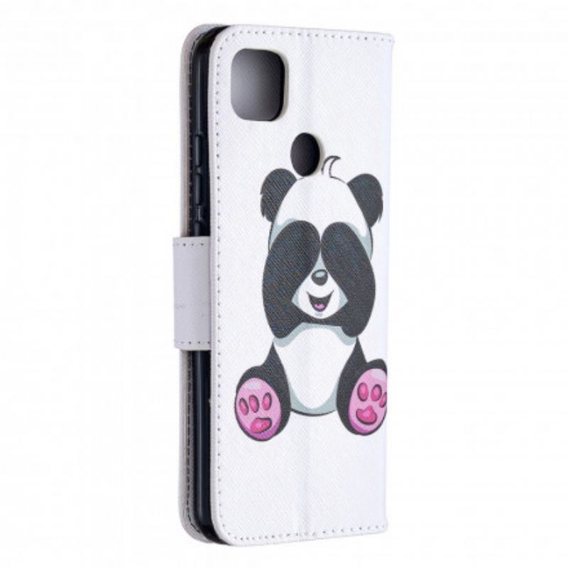 Flip Cover Xiaomi Redmi 9C Panda Sjov