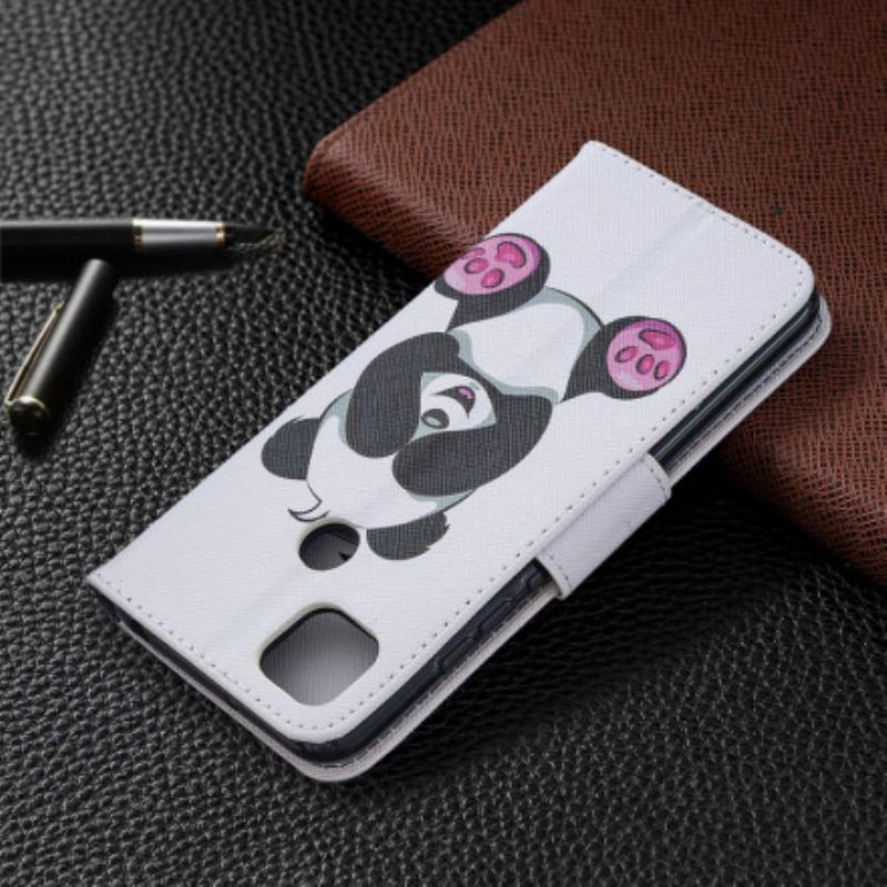 Flip Cover Xiaomi Redmi 9C Panda Sjov