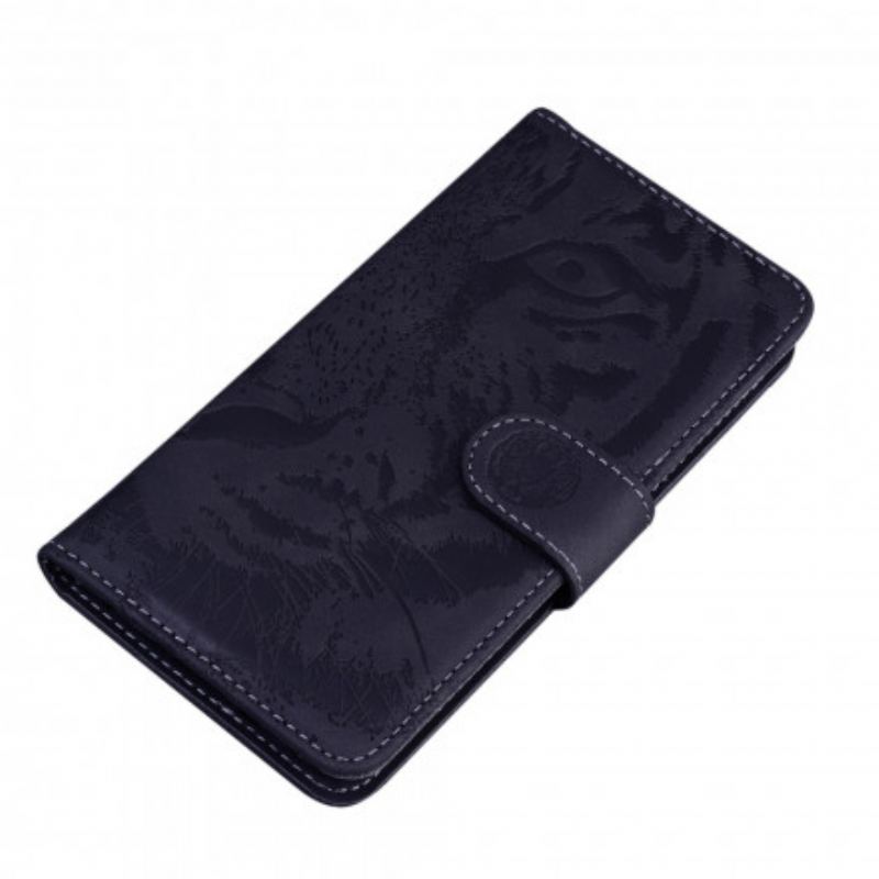 Flip Cover Xiaomi Redmi 9C Tiger Ansigtsprint