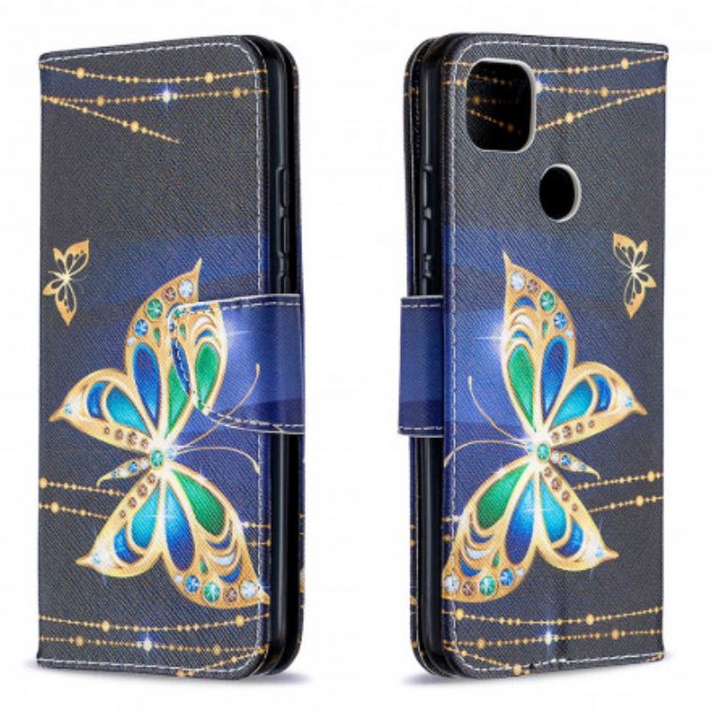 Flip Cover Xiaomi Redmi 9C Utrolige Sommerfugle