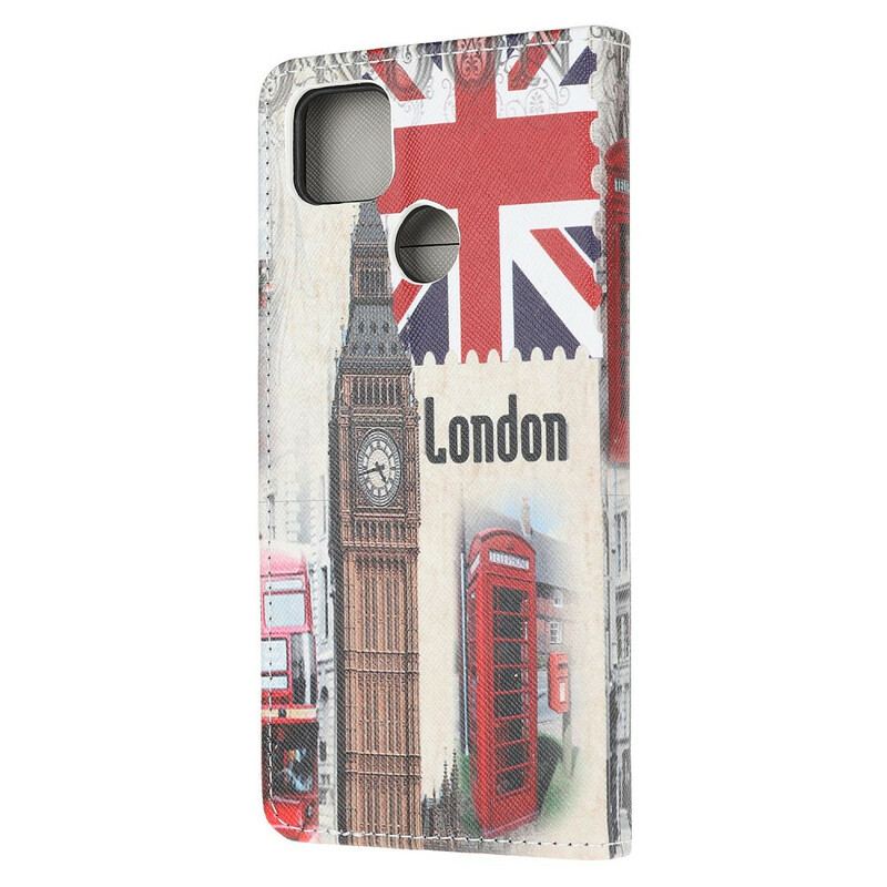 Læder Cover Xiaomi Redmi 9C London Liv