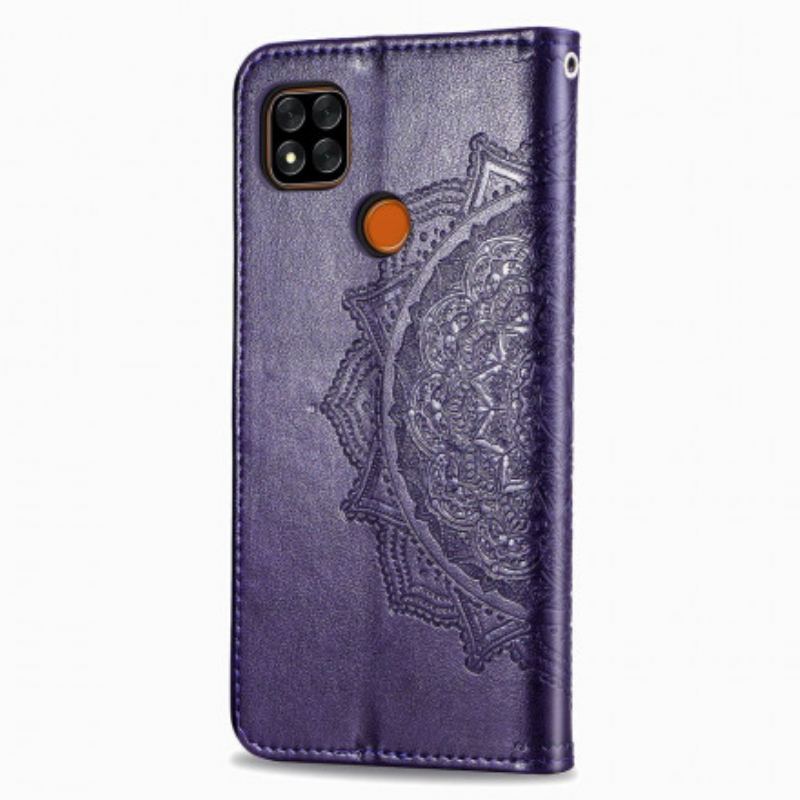 Læder Cover Xiaomi Redmi 9C Mandala Middelalder