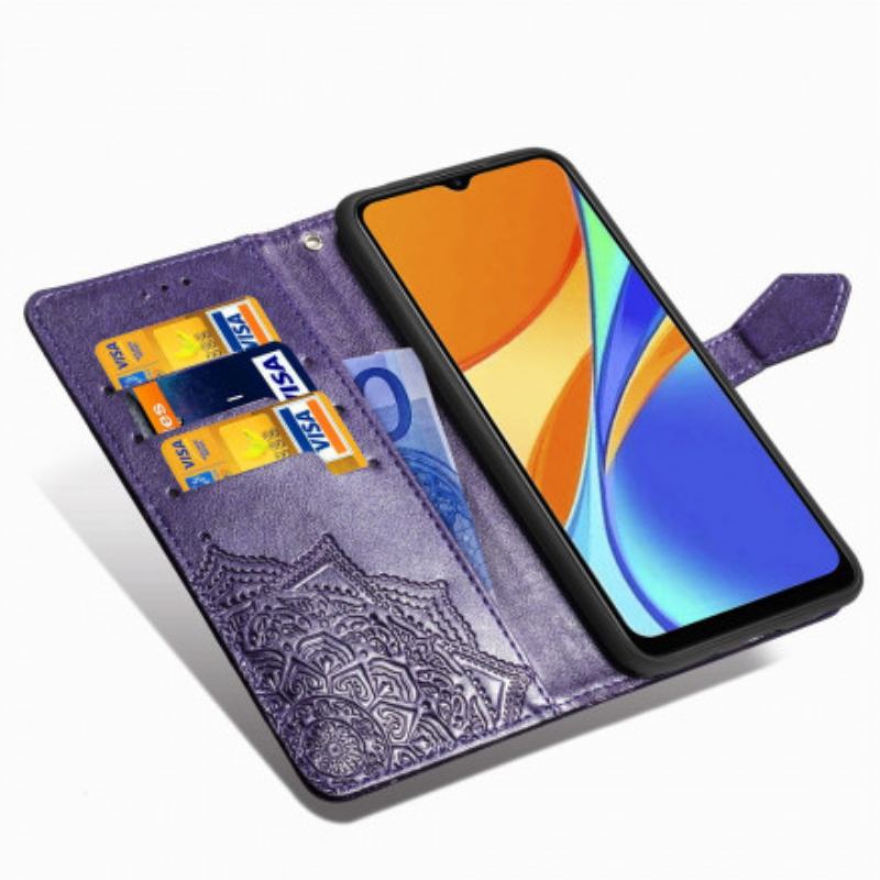 Læder Cover Xiaomi Redmi 9C Mandala Middelalder