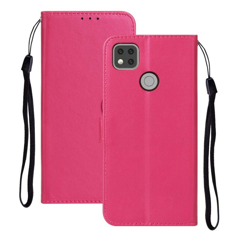 Læder Cover Xiaomi Redmi 9C Solid Color Series