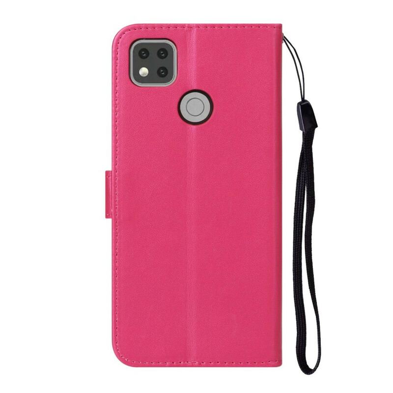 Læder Cover Xiaomi Redmi 9C Solid Color Series