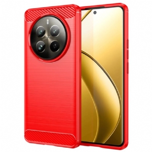 Cover Realme 12 Pro / 12 Pro Plus Telefon Etui Børstet Kulfiber