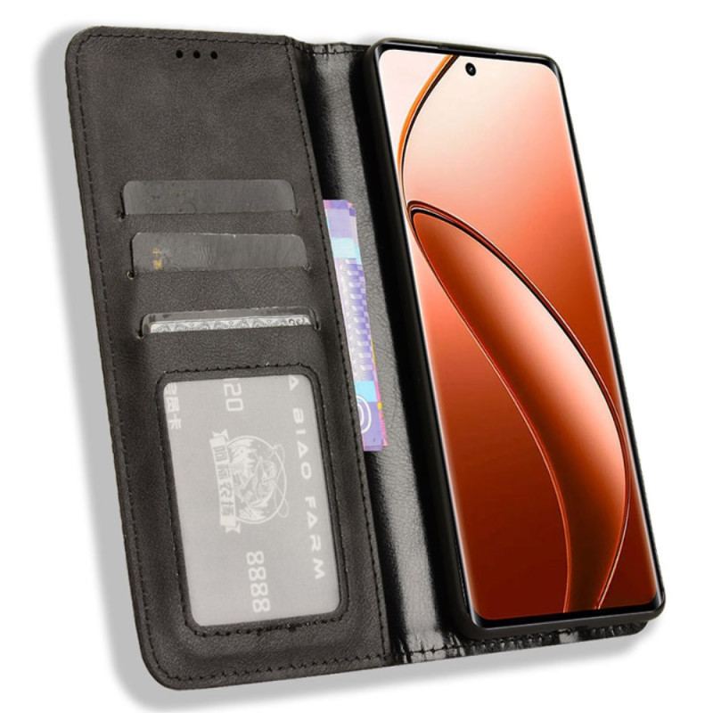 Flip Cover Realme 12 Pro / 12 Pro Plus Retro Tekstur