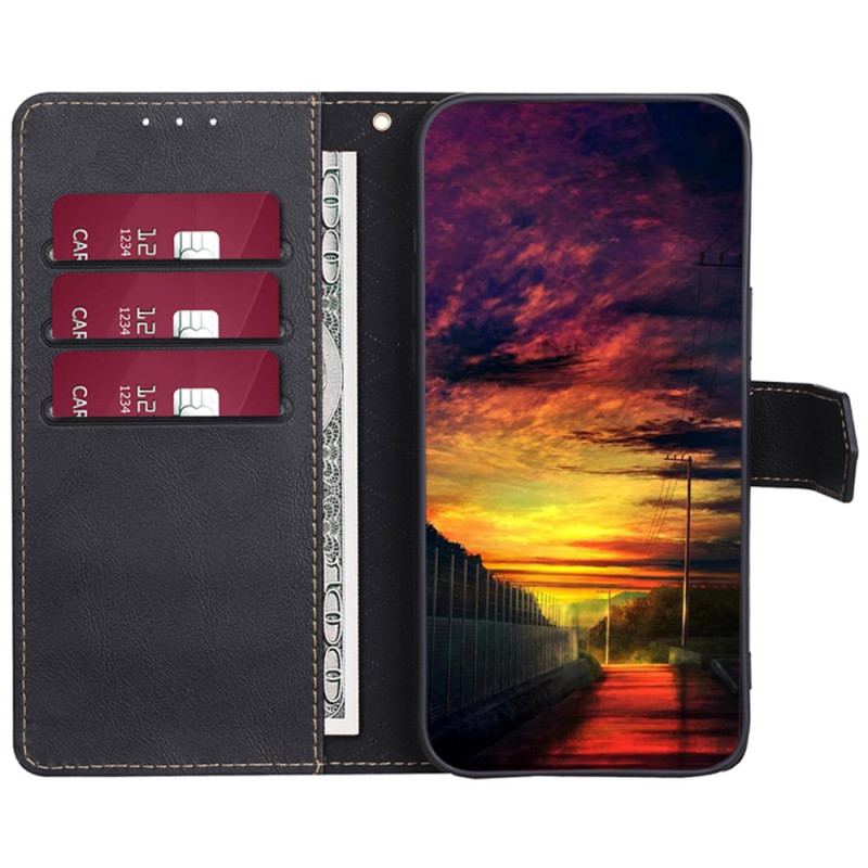 Flip Cover Realme 12 Pro / 12 Pro Plus Vintage Effect Rfid-blokering